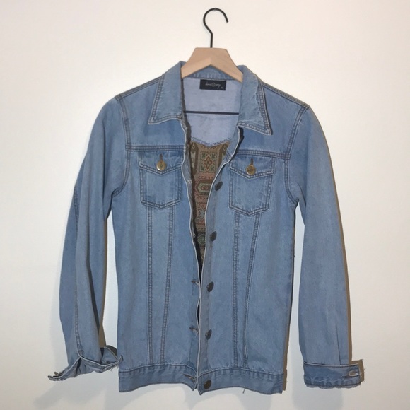 ebonie n ivory Oversized Denim Jacket - Picture 2 of 8